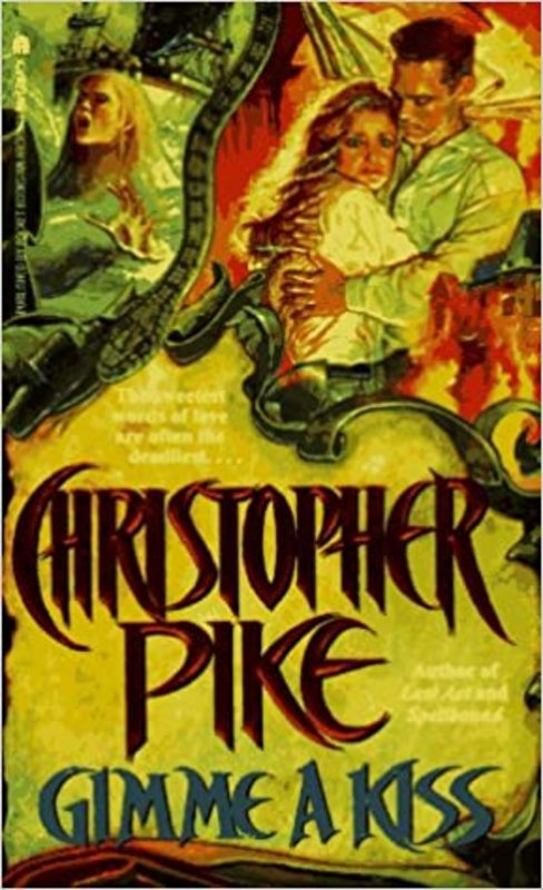 Book cover for "Gimme a Kiss" by Christopher Pike