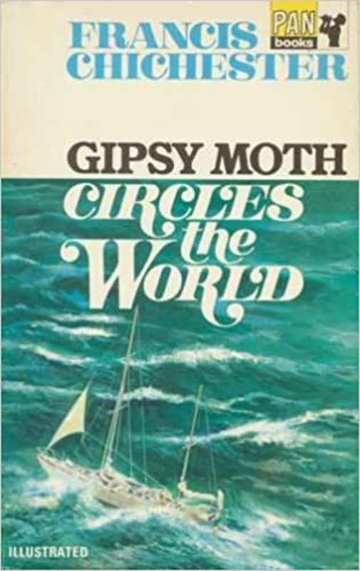 Book cover for "Gipsy Moth Circles The World" by Francis Chichester