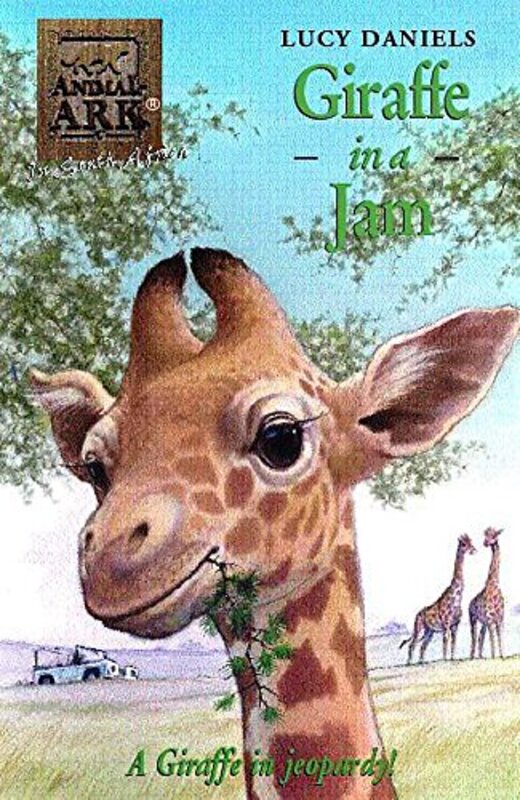 Book cover for "Giraffe in a Jam" by Lucy Daniels