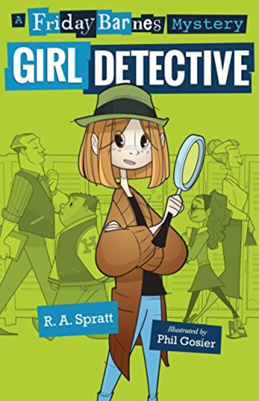 Book cover for "Girl Detective" by RA Spratt