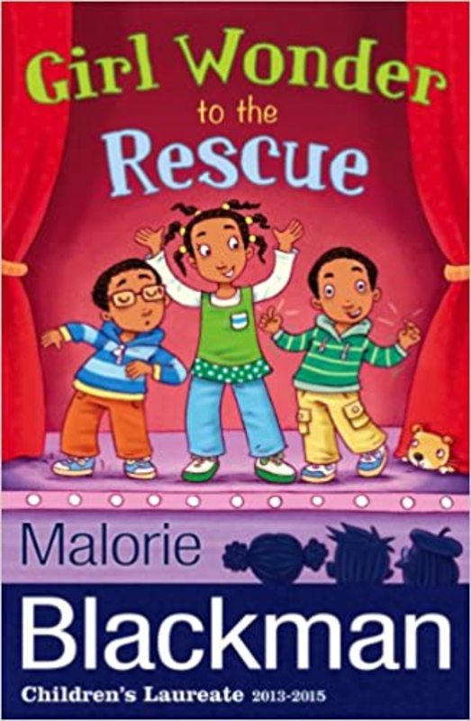 Book cover for "Girl Wonder to the Rescue" by Malorie Blackman