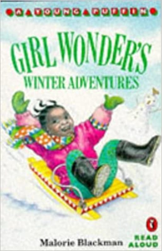 Book cover for "Girl Wonder's Winter Adventures" by Malorie Blackman