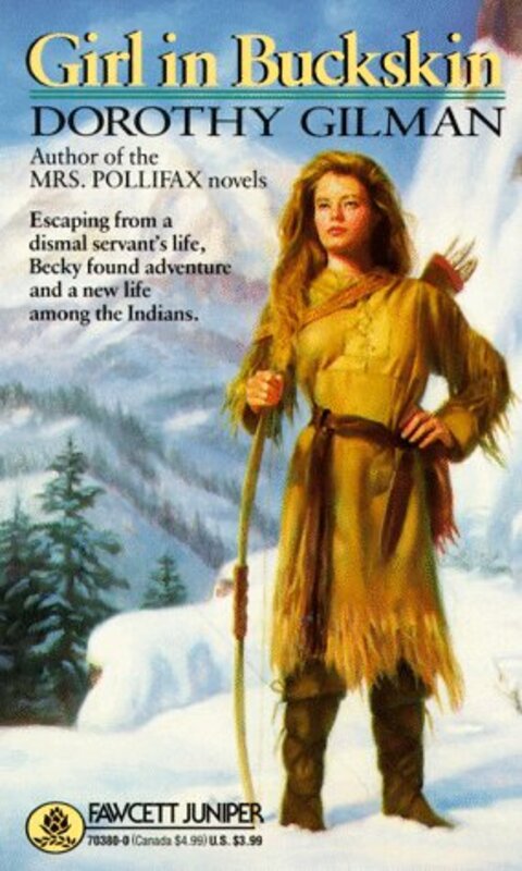 Book cover for "Girl in Buckskin" by Dorothy Gilman