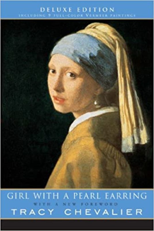 Book cover for "Girl with a Pearl Earring" by Tracy Chevalier