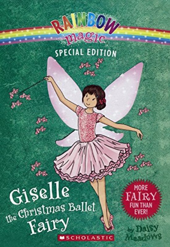 Book cover for "Giselle the Christmas Ballet Fairy" by Daisy Meadows