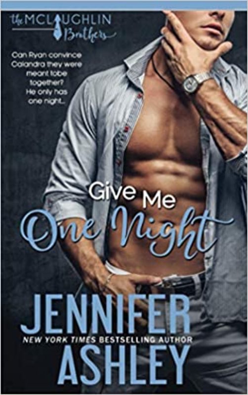 Book cover for "Give Me One Night" by Jennifer Ashley