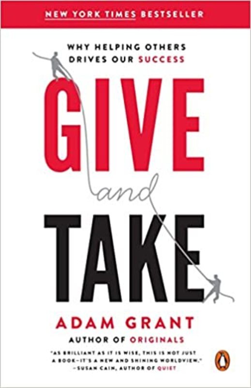 Book cover for "Give and Take"