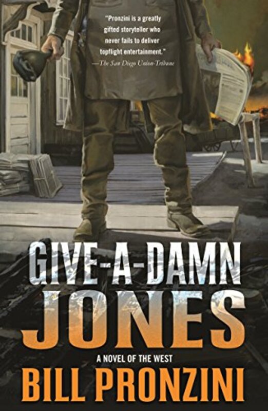 Book cover for "Give-A-Damn Jones" by Bill Pronzini