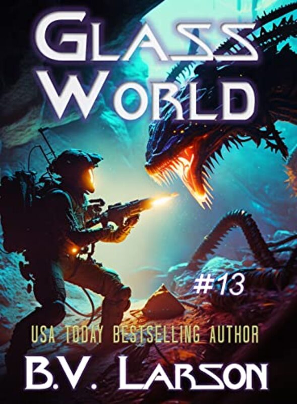 Book cover for "Glass World" by BV Larson