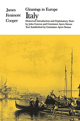 Book cover for "Gleanings in Europe" by James Fenimore Cooper