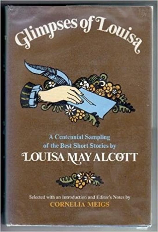 Book cover for "Glimpses of Louisa" by Louisa May Alcott