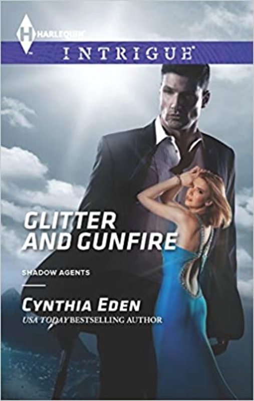 Book cover for "Glitter and Gunfire" by Cynthia Eden