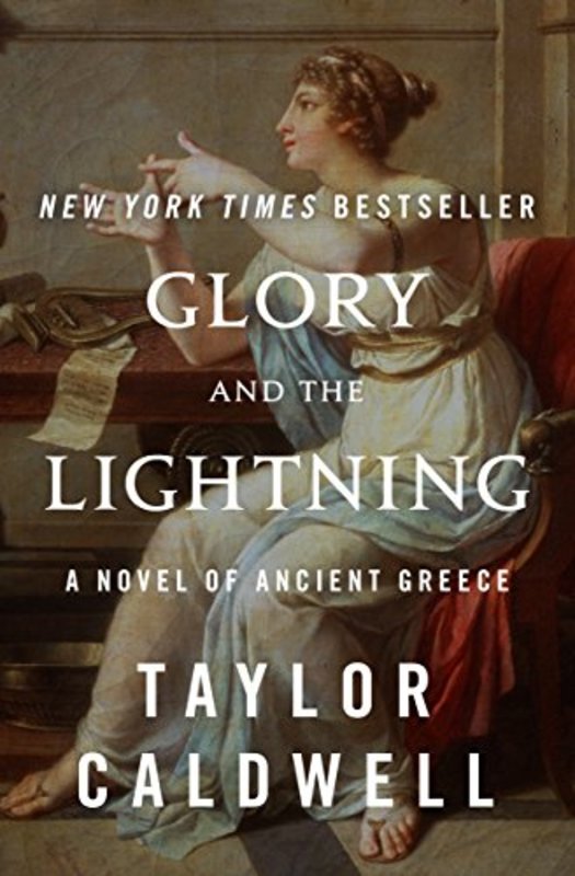 Book cover for "Glory and the Lightning" by Taylor Caldwell