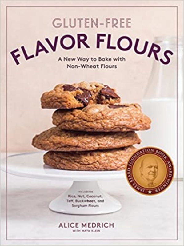 Book cover for "Gluten-Free Flavor Flours" by Alice Medrich