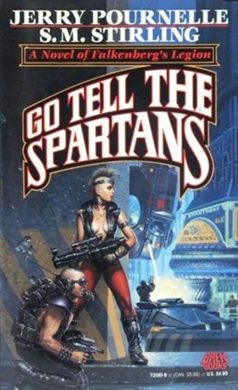 Book cover for "Go Tell the Spartans" by Jerry Pournelle