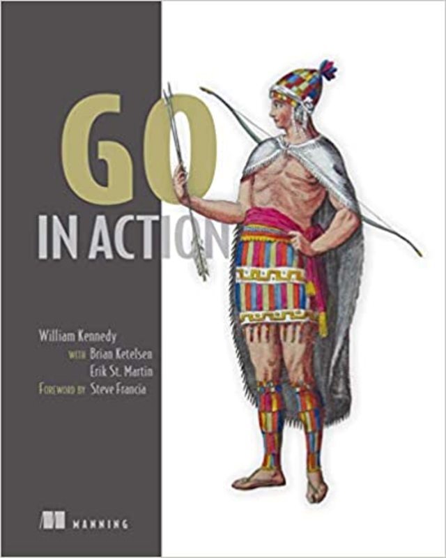 Book cover for "Go in Action" by Erik St. Martin