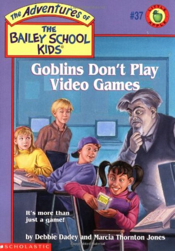 Book cover for "Goblins Don't Play Video Games" by Marcia Thornton Jones