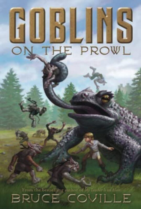 Book cover for "Goblins on the Prowl" by Bruce Coville