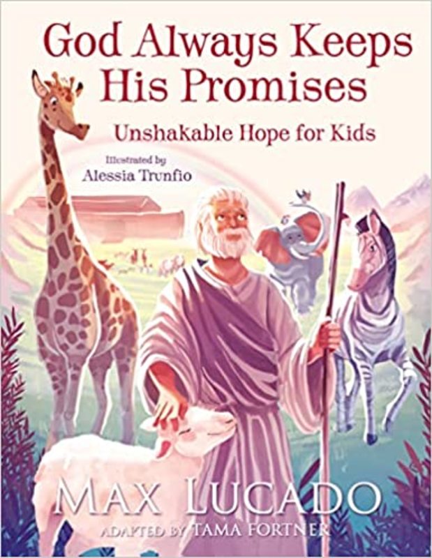 Book cover for "God Always Keeps His Promises" by Max Lucado