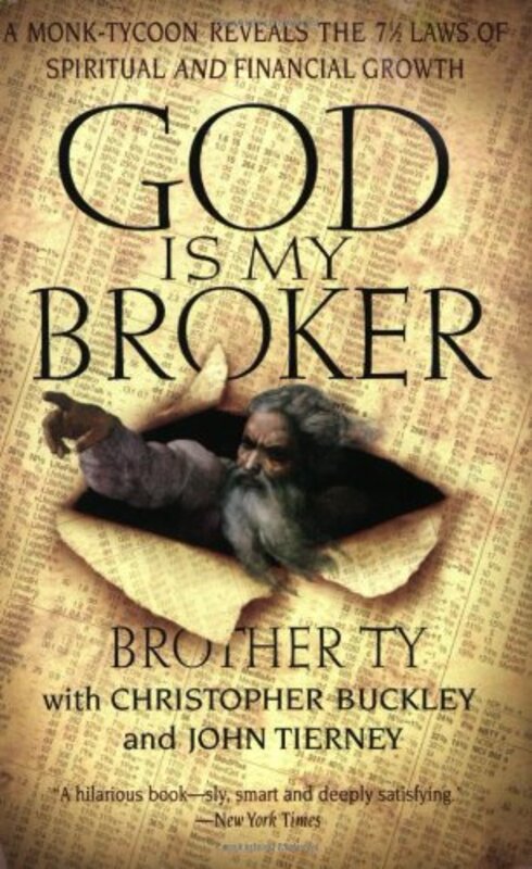 Book cover for "God Is My Broker" by Christopher Buckley