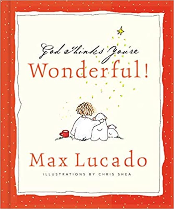 Book cover for "God Thinks You're Wonderful" by Max Lucado