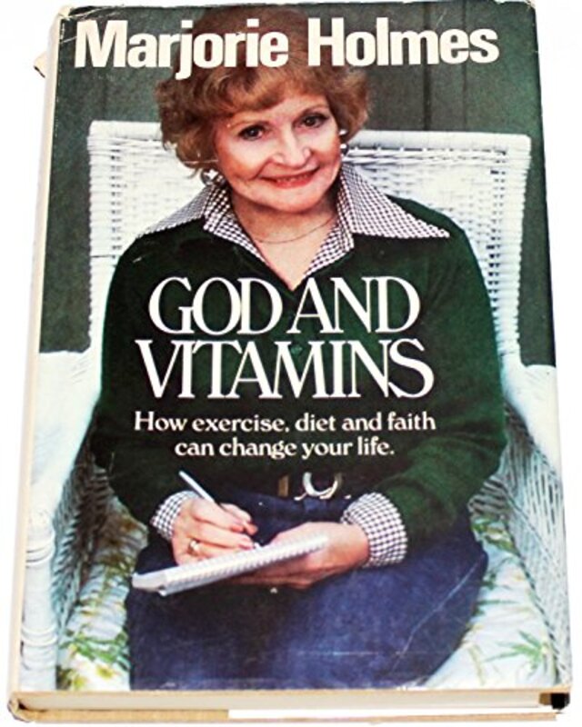 Book cover for "God and Vitamins" by Marjorie Holmes