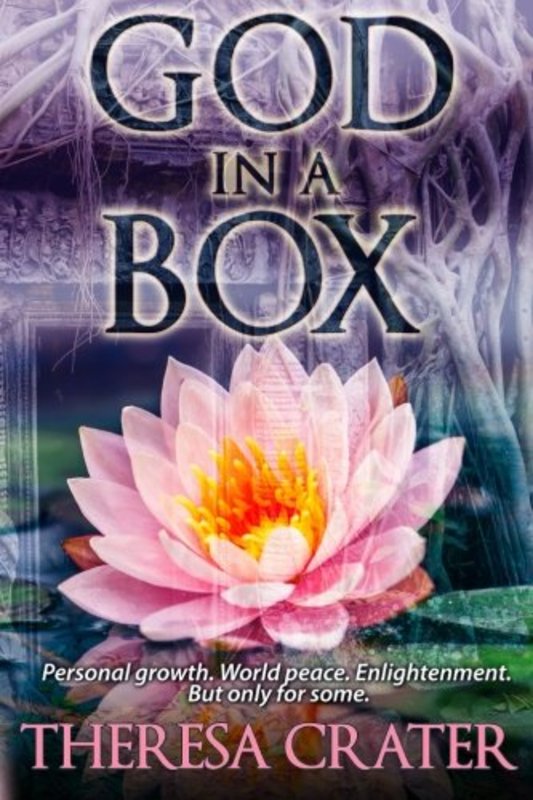 Book cover for "God in a Box" by Theresa Crater