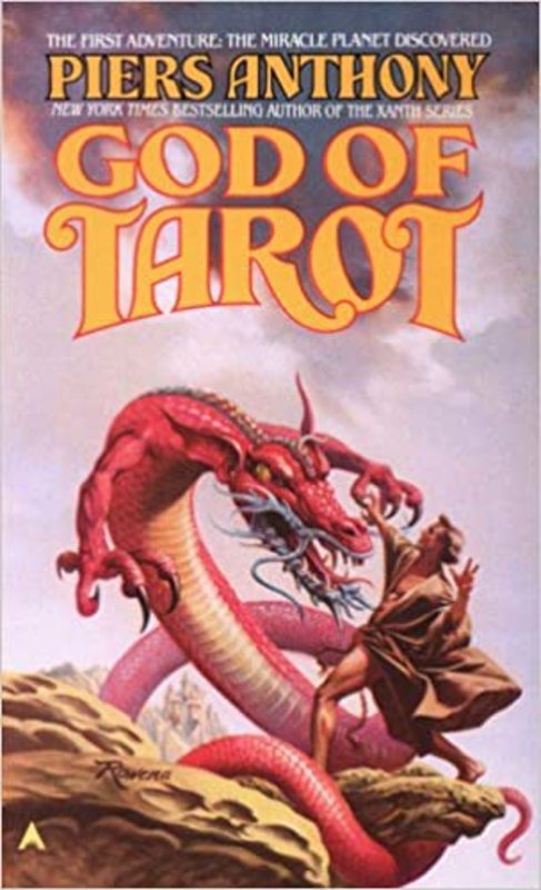 Book cover for "God of Tarot" by Piers Anthony
