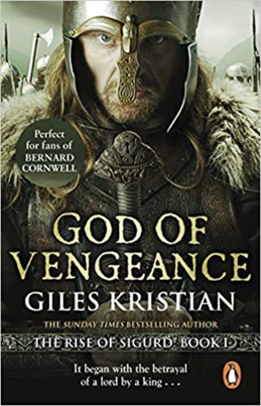 Book cover for "God of Vengeance" by Giles Kristian