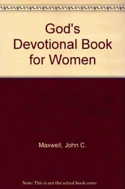 Book cover for "God's Devotional Book for Women" by John C Maxwell