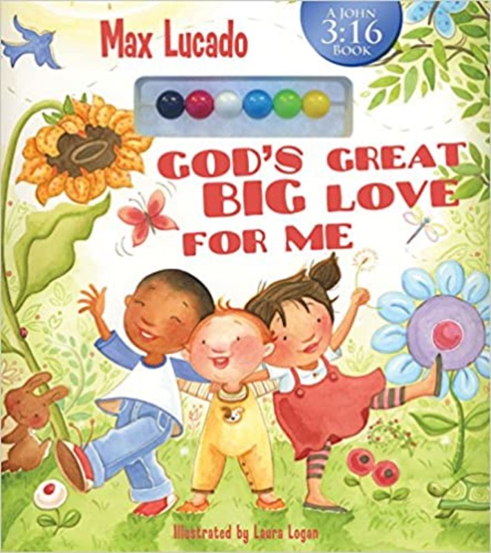 Book cover for "God's Great Big Love For Me" by Max Lucado