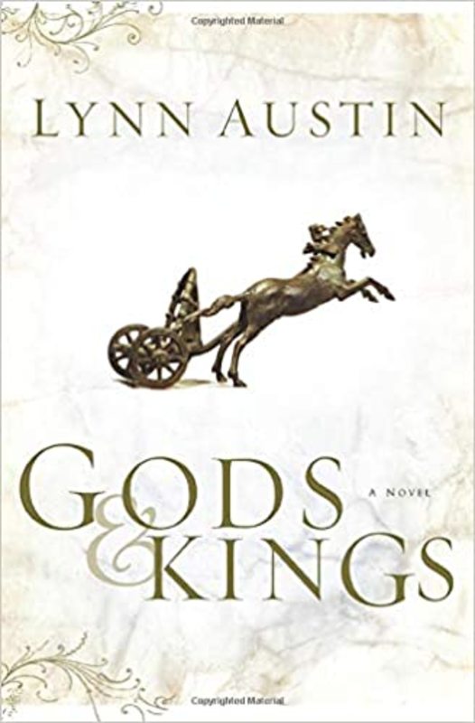 Book cover for "Gods and Kings" by Lynn Austin