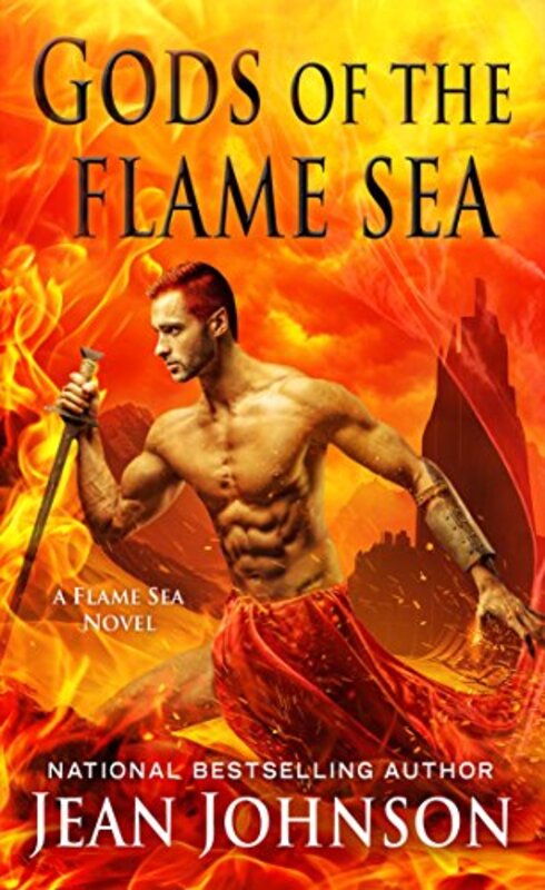 Book cover for "Gods of the Flame Sea" by Jean Johnson