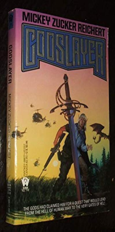 Book cover for "Godslayer" by Mickey Zucker Reichert