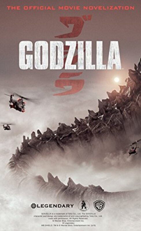 Book cover for "Godzilla - The Official Movie Novelization" by Greg Cox