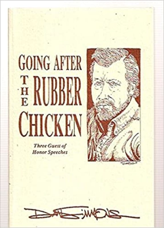 Book cover for "Going After the Rubber Chicken" by Dan Simmons