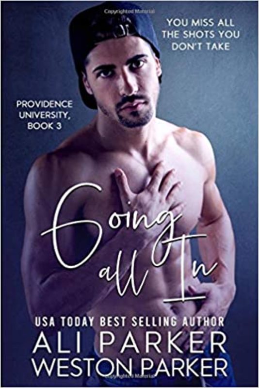 Book cover for "Going All In" by Weston Parker