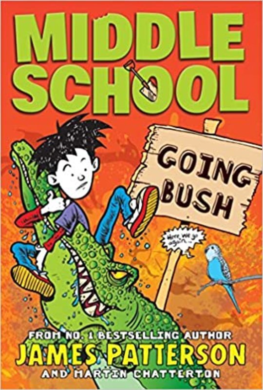 Book cover for "Going Bush" by James Patterson