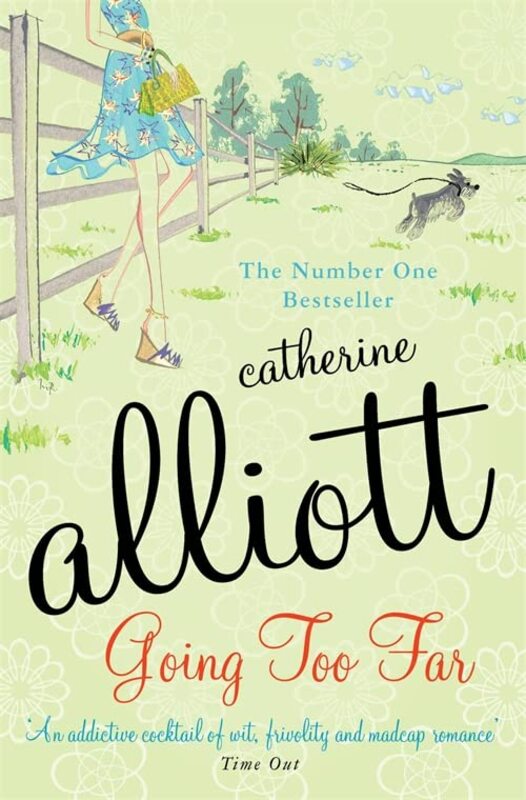Book cover for "Going Too Far" by Catherine Alliott