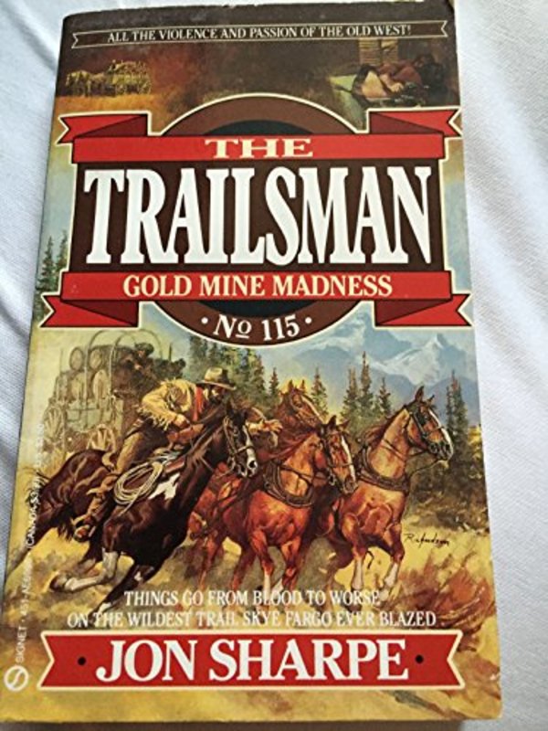 Book cover for "Gold Mine Madness" by Jon Sharpe