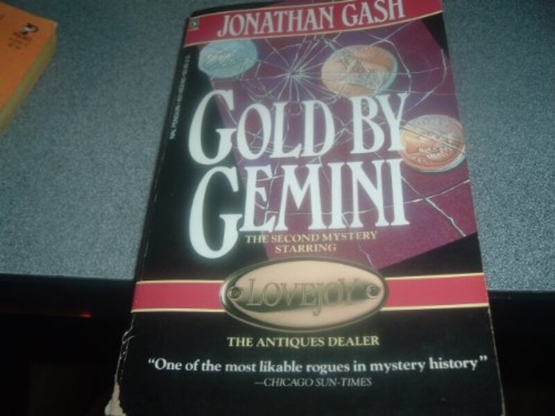 Book cover for "Gold by Gemini" by Jonathan Gash