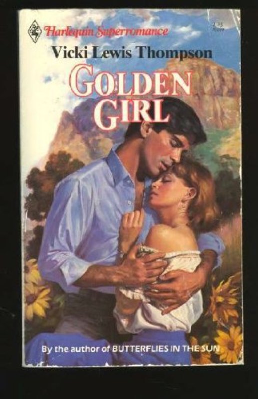 Book cover for "Golden Girl" by Vicki Lewis Thompson
