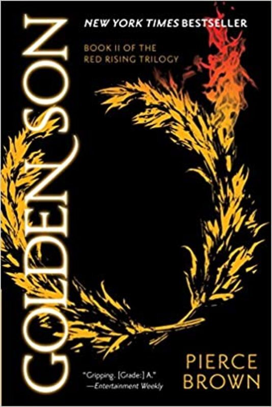 Book cover for "Golden Son" by Pierce Brown