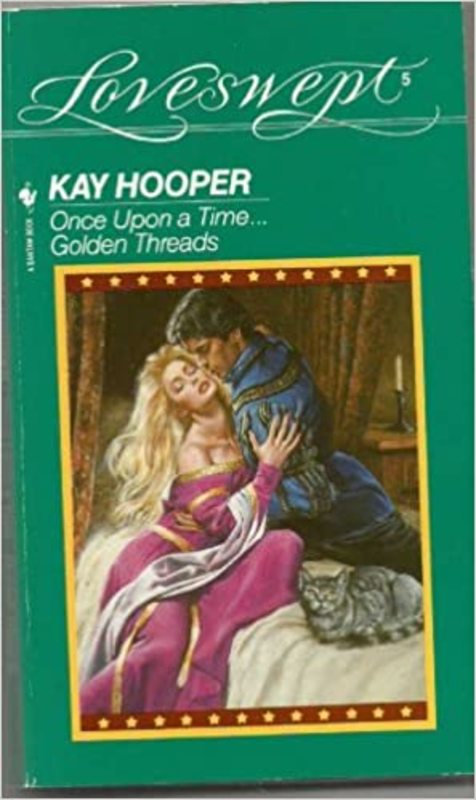 Book cover for "Golden Threads" by Kay Hooper