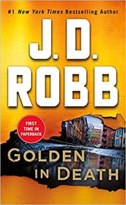Book cover for "Golden in Death" by JD Robb