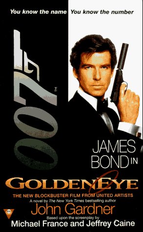 Book cover for "GoldenEye" by John Gardner