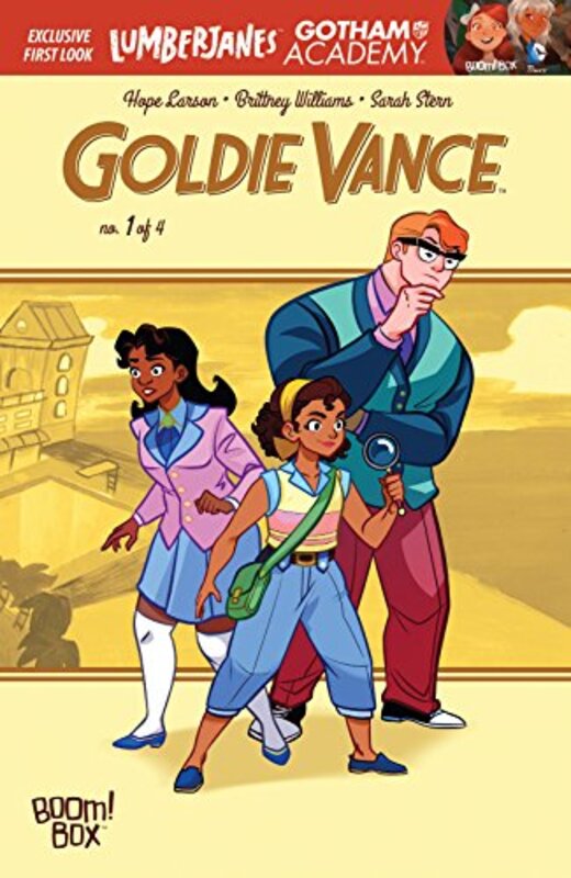 Book cover for "Goldie Vance #1" by Hope Larson