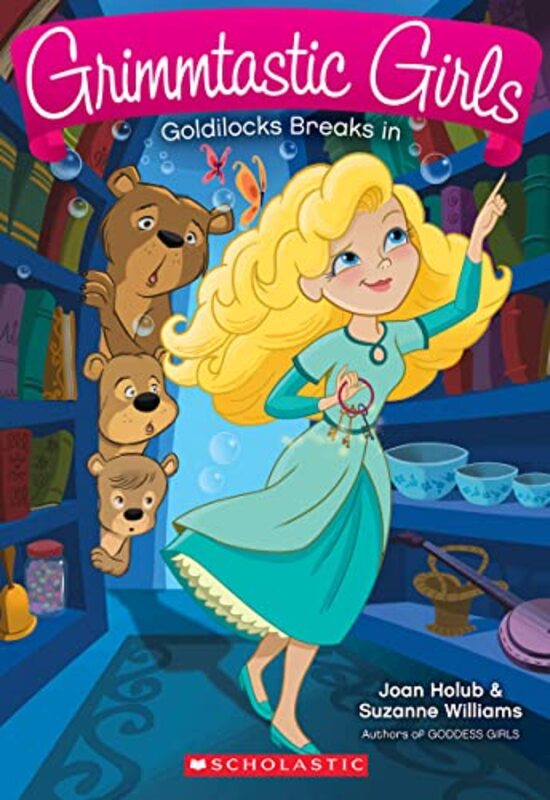 Book cover for "Goldilocks Breaks In" by Suzanne Williams