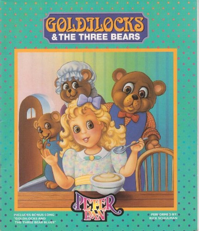 Book cover for "Goldilocks and the Three Bears" by Robert Southey