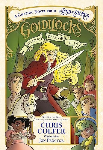 Book cover for "Goldilocks: Wanted Dead or Alive" by Chris Colfer